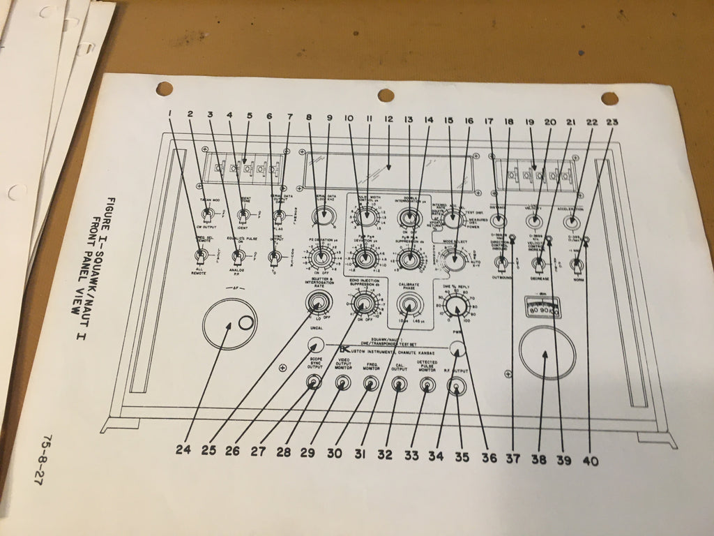 Kustom Squawk-Naut I Test Set Operating Instructions.