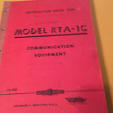 Bendix RTA-1C Comm Service & Parts Manual.