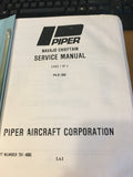 Piper Navajo Chieftain PA-31-350 Service Manual.