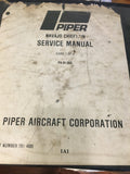Piper Navajo Chieftain PA-31-350 Service Manual.