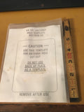KA-131 Antenna Hole Template 057-1996-00.   NOS