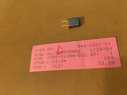 King Radio Small Part:  044-0027-01 aka 044-00027-0001,  NOS.