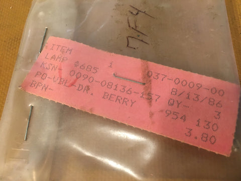 1, One King Radio Small Part:  037-0009-00 aka 037-00009-0000,  NOS.