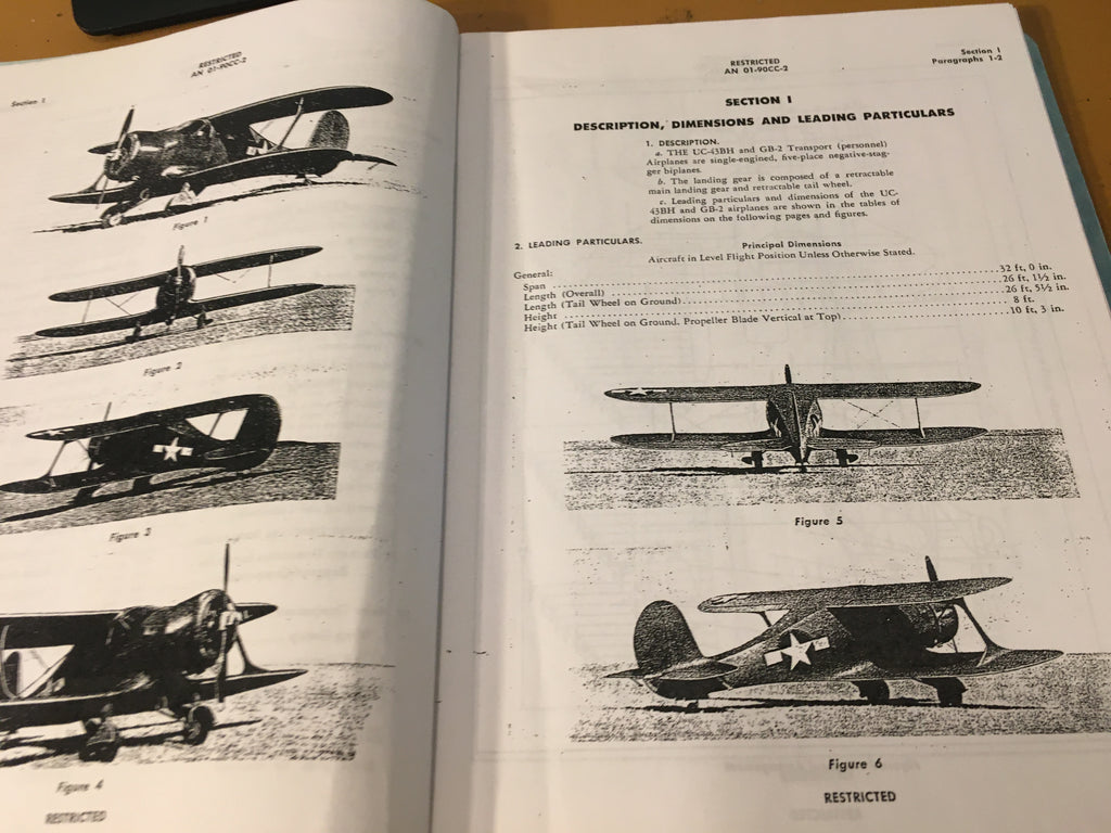 UC-43, GB-2 & Traveller Erection & Service Instructions . aka Staggerwing.