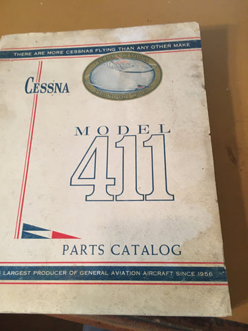 Cessna 411 Parts Manual.