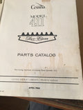 Cessna 411 Parts Manual.