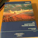 Gulfstream GV, G-V Maintenance Training Manuals, a 3 Vol. Set.