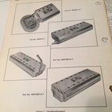 Liquidensitometers EA904, EA909 & EA915 Series Parts Manual.