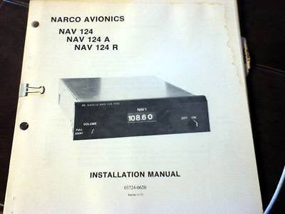 Narco Nav 124, 124A & 124R Install Manual.