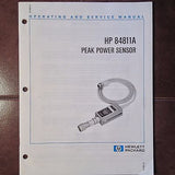 Hewlett Packard HP 84811A Peak Power Sensor Operator & Service Manual.