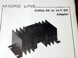 Collins 28-14 Power Adapter Install & Service Manual.