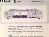 Trygon Power Supply L5R28-30 Operator & Service Manual,  L5R