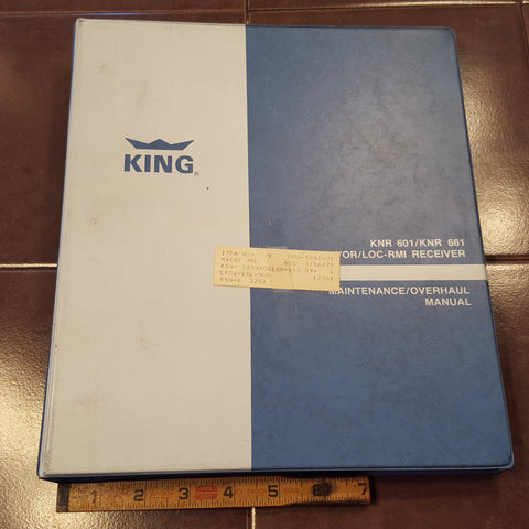 King KNR 601 & KNR 661 Service manual.