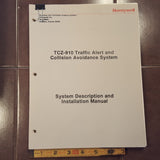 Honeywell TCZ-910 TCAS Traffic Alert & Collision Avoidance Description & Install Manual.