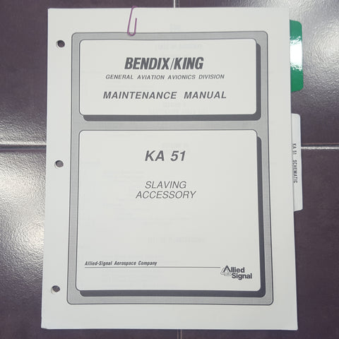 Bendix/King KA-51 Slaving Accessory Service Manual.