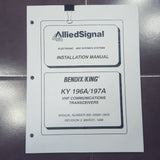 King KY-196A and KY-197A Install and Ops Manual.