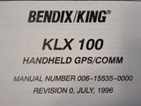 King KLX 100 Handheld GPS/Comm Maintenance Parts Manual.