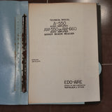 Edo-Aire A-550, AM-550 & AM-660 Audio-Marker Install, Service & Parts Manual.