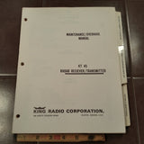 King KT 45 Radar RT Service manual, part of KWX 50, KWX-60 System.