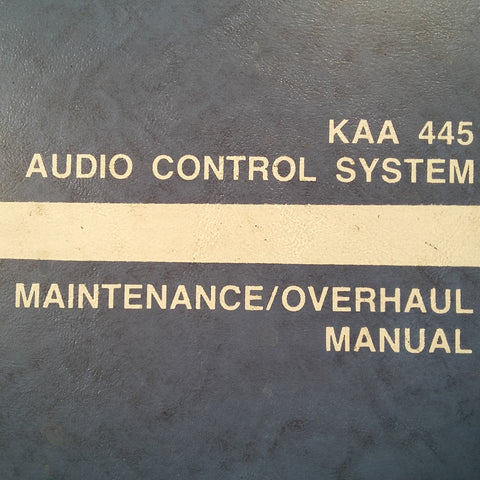 King KAA 445 Service manual.