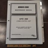 King KFS 598 Comm Control Maintenance Manual.