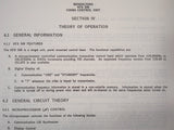 King KFS 598 Comm Control Maintenance Manual.
