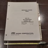 King KCU 578 ADF Transponder Control Service manual.