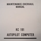 King KC 191 Autopilot Computer Service Manual.