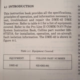 Collins DME-42 Service manual.