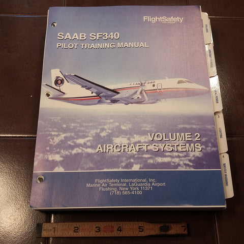 SAAB SF340 Pilot Training Manual, Vol. 2 Aircraft Systems.