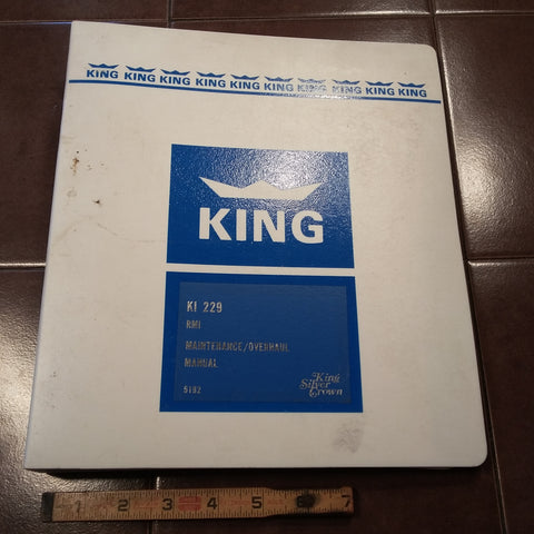 King KI 229 RMI Service manual.