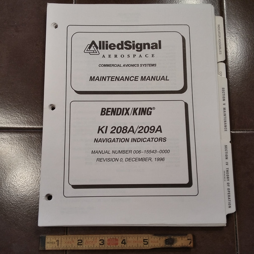 King KI 208A & KI-209A Service Manual.