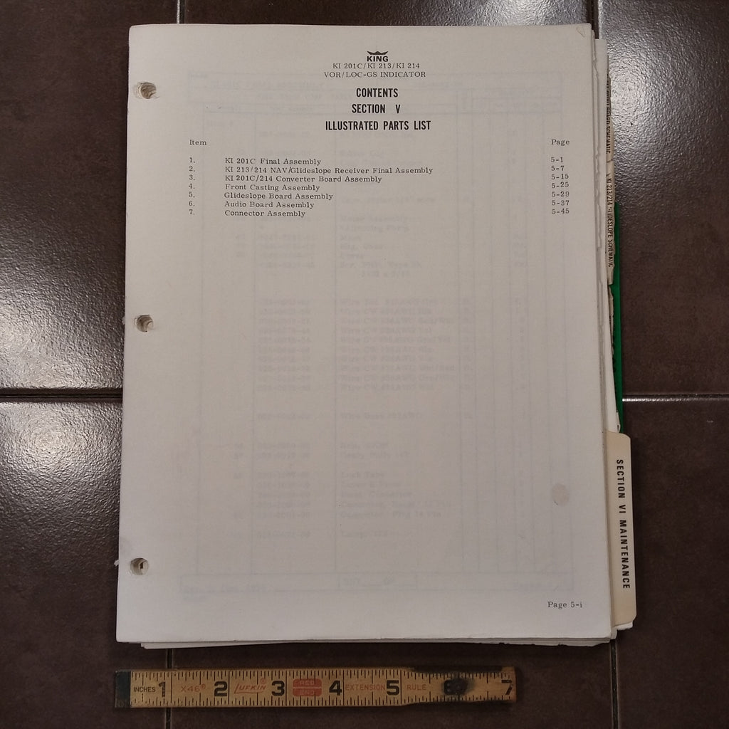 King KI-201C, KI-213 & KI-214 Service Manual.