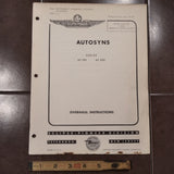 Bendix Pioneer Autosyn AY100 & AY-200 Series Overhaul Manual.  Circa 1950.