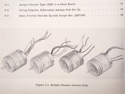 Bendix Pioneer Autosyn AY100 & AY-200 Series Overhaul Manual.  Circa 1950.