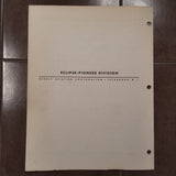 Bendix Pioneer Autosyn Tachometer Transmitters Test Procedure Manual Type 4350-2A-A2, 4350-2A-B2.