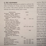 Bendix Pioneer Autosyn Manifold Pressure Transmitters Test Procedure Manual.  Circa 1944.