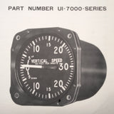 United Instruments Rate of Climb UI-7000, UI-7030, UI-7040 Overhaul & Parts Manual.