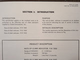 United Instruments Rate of Climb UI-7000, UI-7030, UI-7040 Overhaul & Parts Manual.