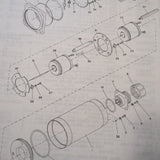 Eclipse-Pioneer Dual Autosyn Indicator 6300. 6800 & 6801 Parts Manual.  Circa 1953.