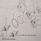 Eclipse-Pioneer Dual Autosyn Indicator 6300. 6800 & 6801 Parts Manual.  Circa 1953.