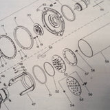 Bendix Pioneer Dual RMI Radio Magnetic Indicator 36001 & 36101 Overhaul Manual. Circa 1949.