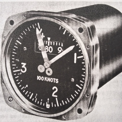 Kollsman Sensitive Maximum Allowable Airspeed Indicator 1701 series, K-3, D-9 Overhaul Manual. Circa 1953, 1956.