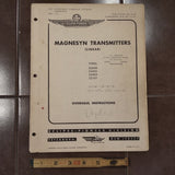 Eclipse-Pioneer Magnesyn Transmitters (Linear) Overhaul Manual.  Circa 1948.