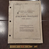 Bendix AN5851-1 Sextant Install, Operation, Service, Overhaul & Parts Manual.  Circa 1945.