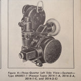 Bendix AN5851-1 Sextant Install, Operation, Service, Overhaul & Parts Manual.  Circa 1945.