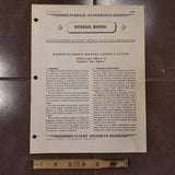 Eclipse-Pioneer Magnesyn Remote Compass System 10061 10062 Overhaul Manual.  Circa 1943.