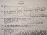 Astronautics Turn Coordinator TC-M Series Maintenance & Parts Manual.  Circa 1986.