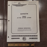 Bendix Pioneer Autosyn AY190, AY600 & AY900 Series Overhaul Manual.  Circa 1957.