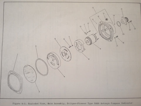 Bendix Compass Schematic Bendix Pioneer Autosyn Compass Indicator Type 5920 Overhaul Manual. – G ...